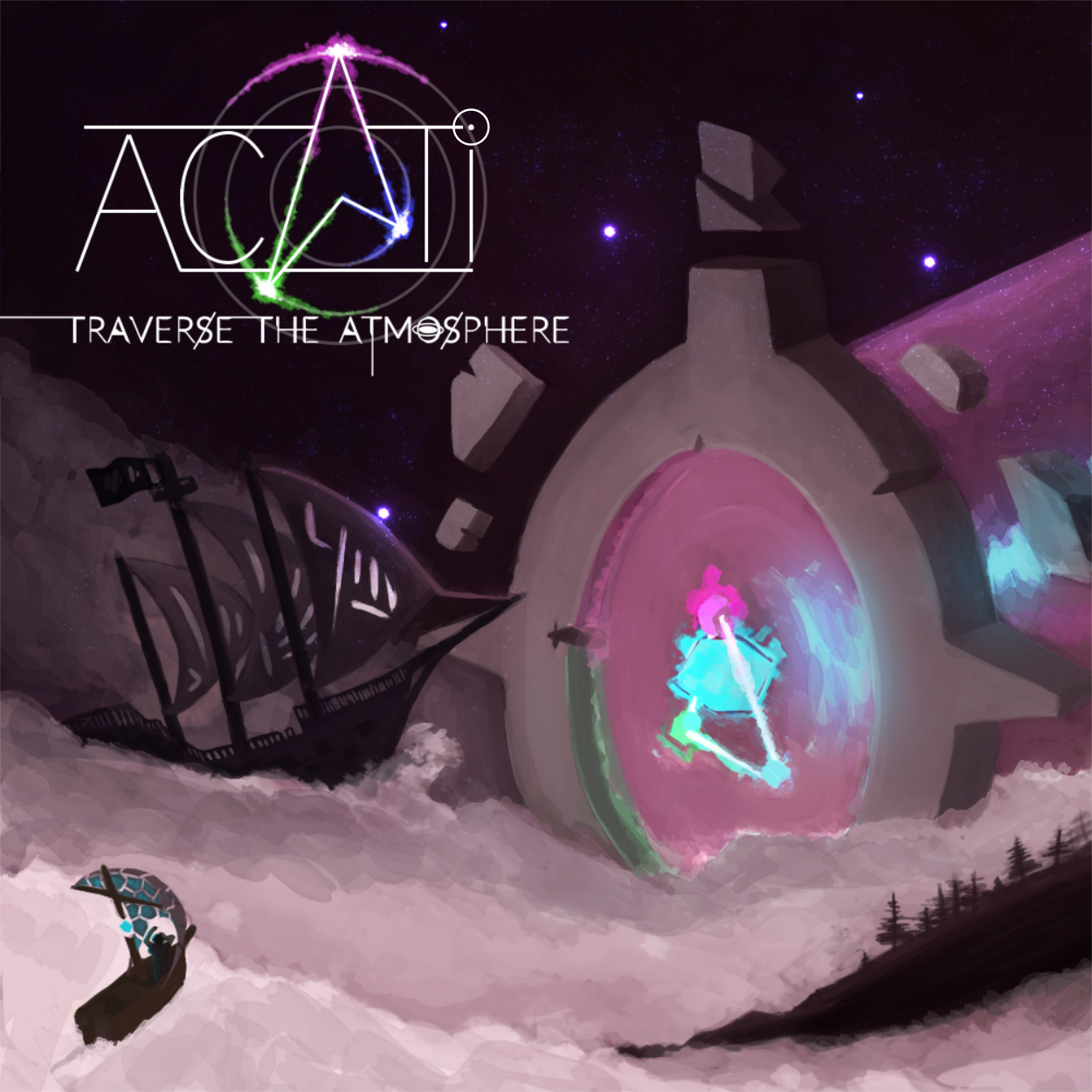 Traverse the Atmosphere EP Cover Art by Zadys Art